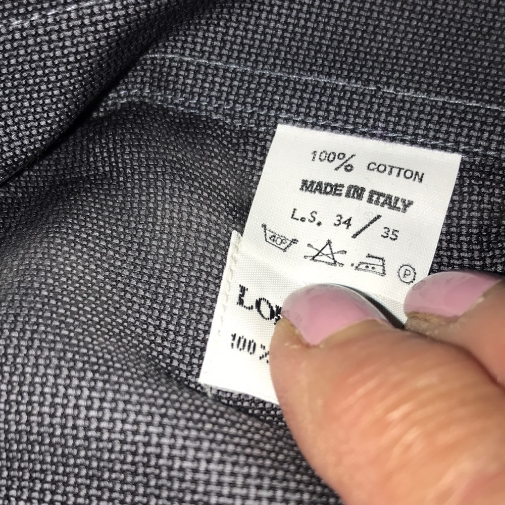 NWT. Lorenzo Uomo Men’s Dress Shirt. 17-34/35. Made in Italy. - Picture 3 of 9